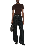 Black Flared High Rise Jeans 1