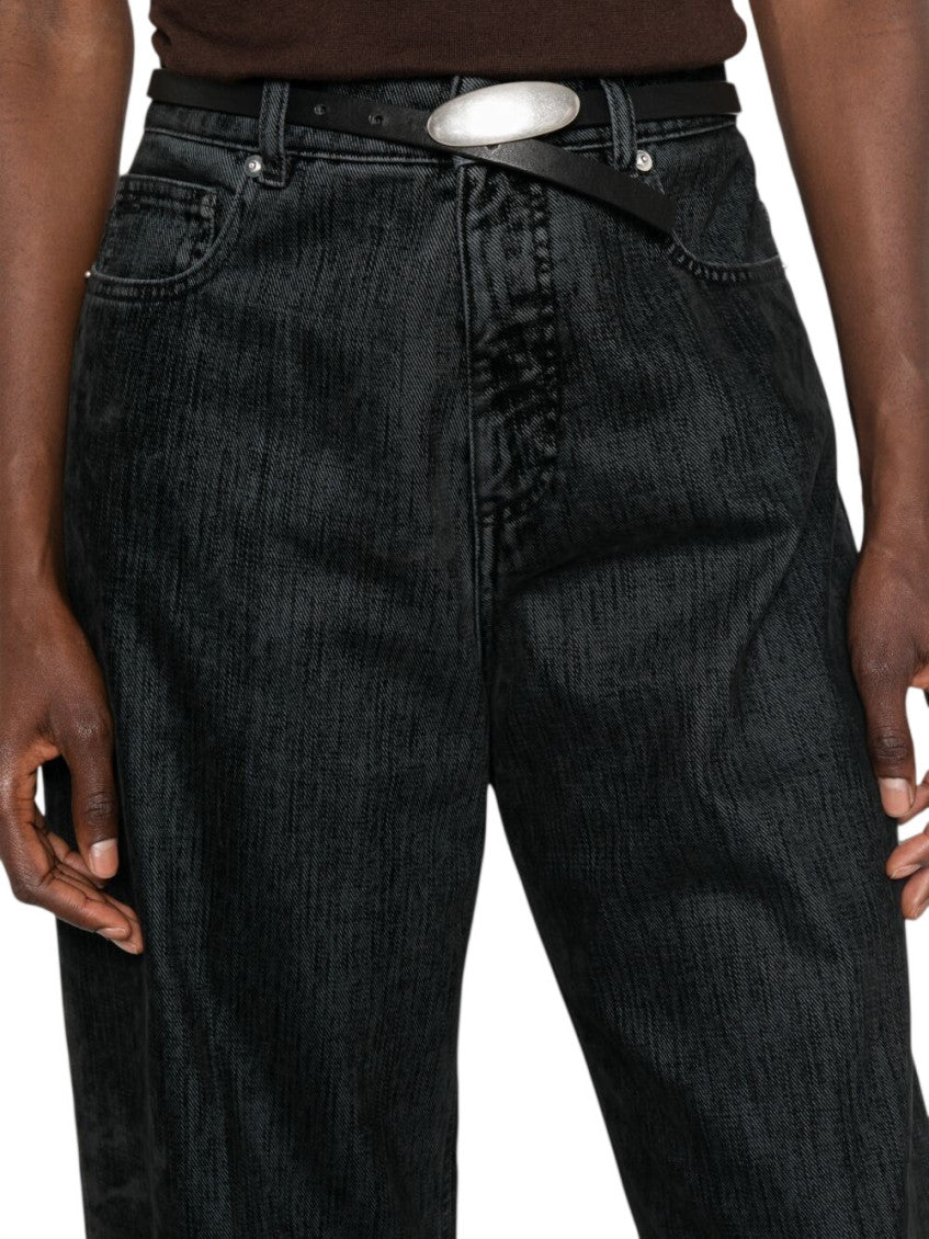Black Flared High Rise Jeans 3