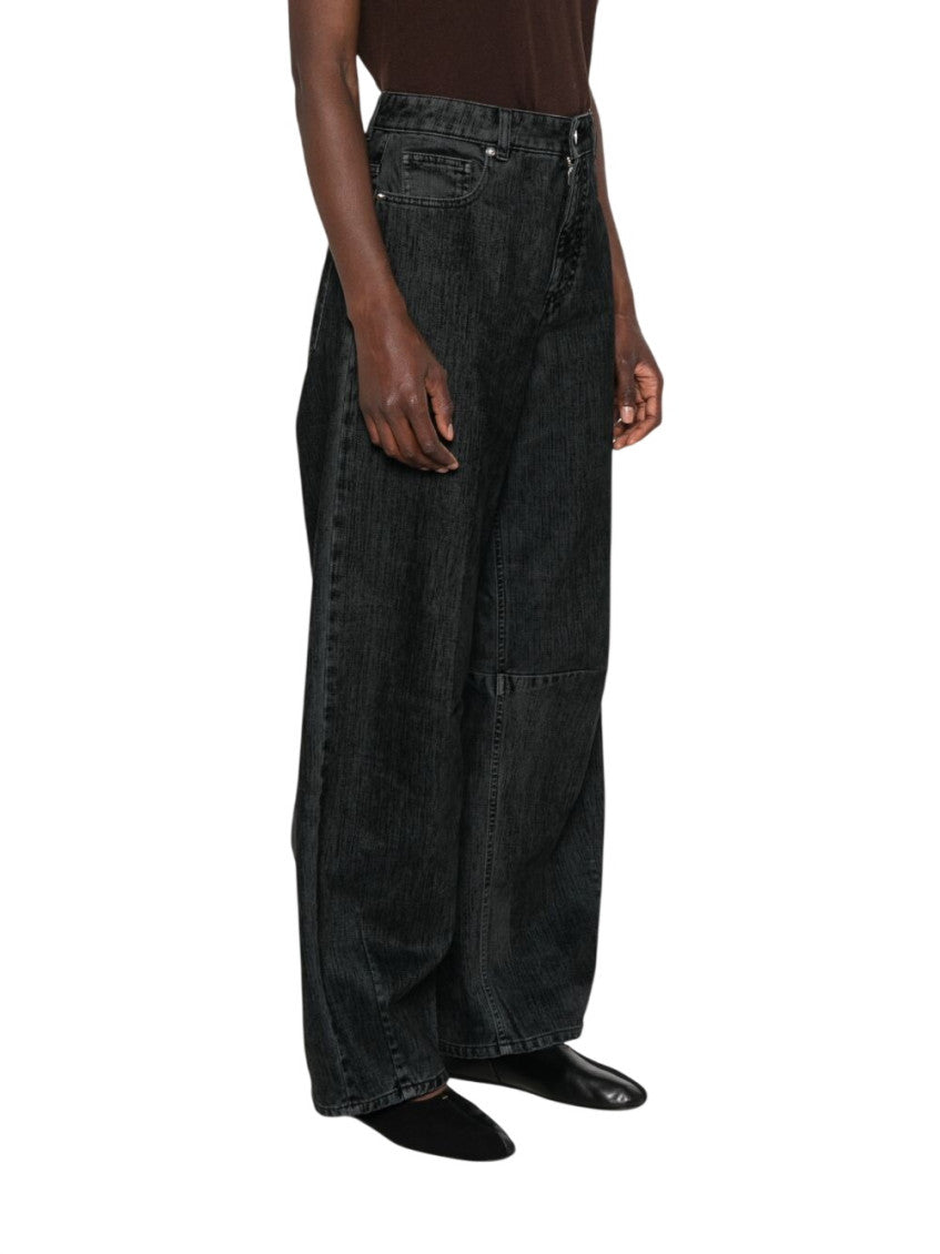 Black Flared High Rise Jeans 4