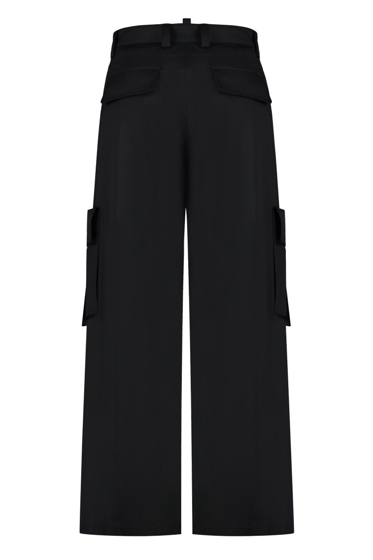 Black Relaxed Cargo Pants 3