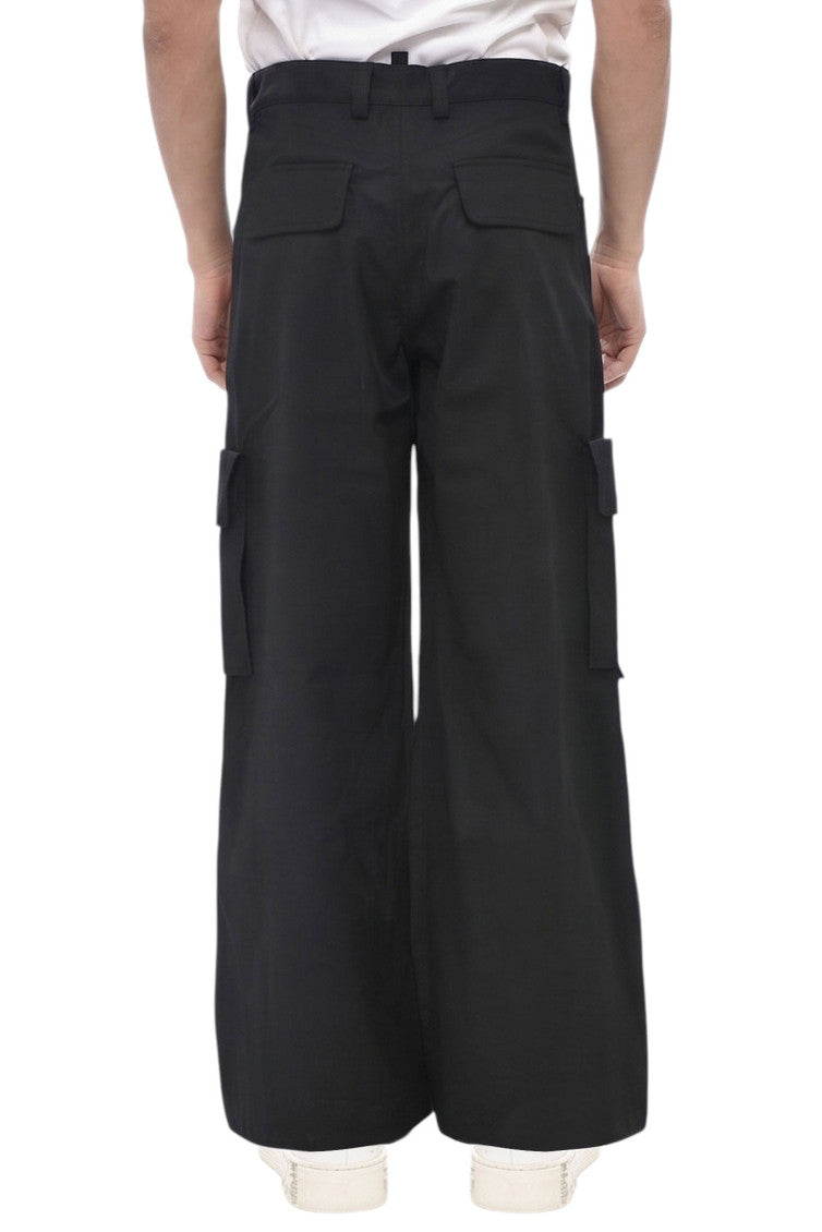 Black Relaxed Cargo Pants 4