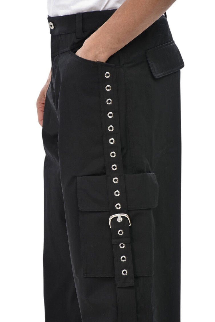 Black Relaxed Cargo Pants 6