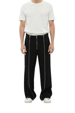 Black High Rise Trousers 1