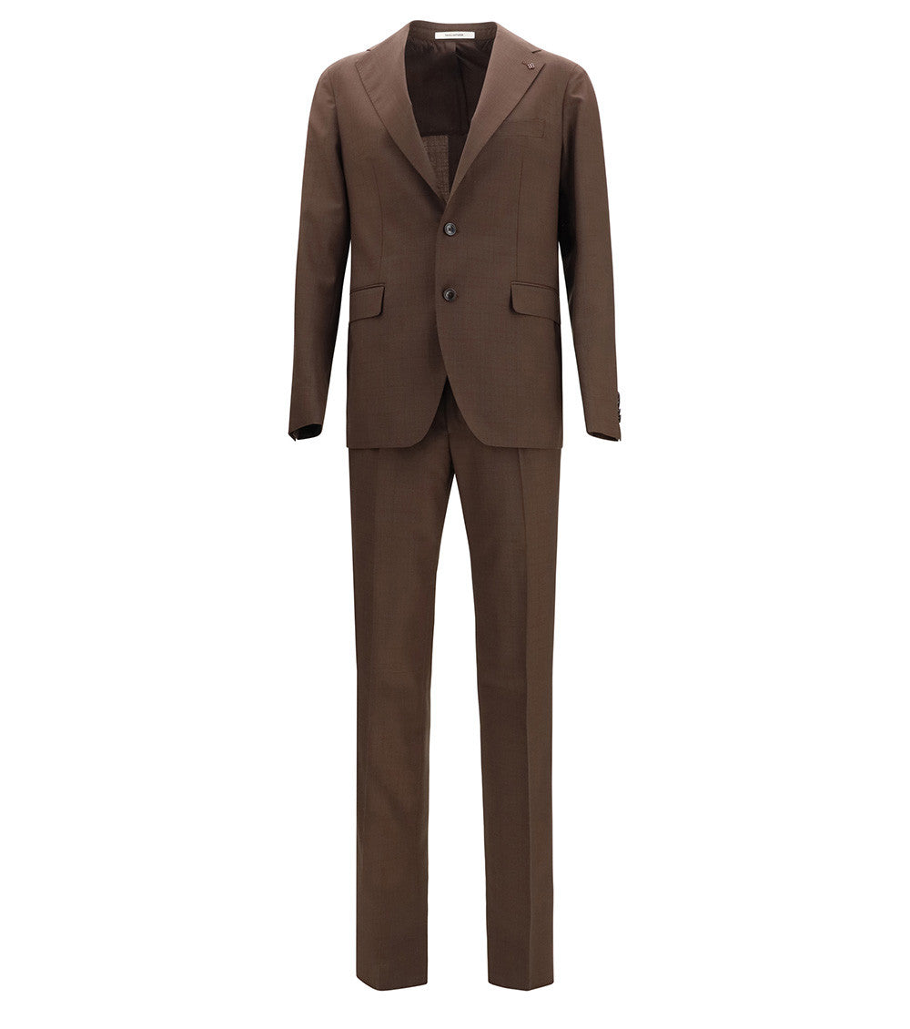 Brown Single Breasted Suit 1