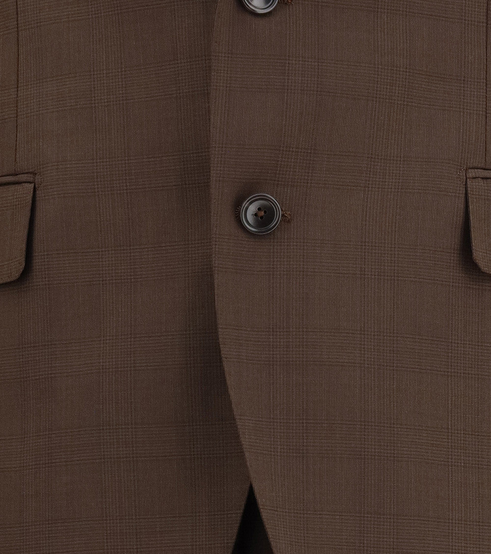 Brown Single Breasted Suit 4