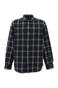 Navy Blue Check Shirt 1