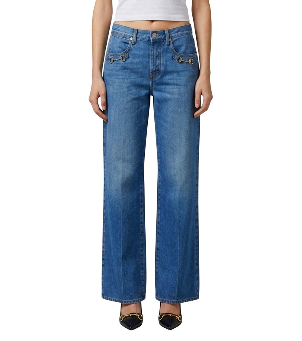 Blue Low Rise Jeans 1