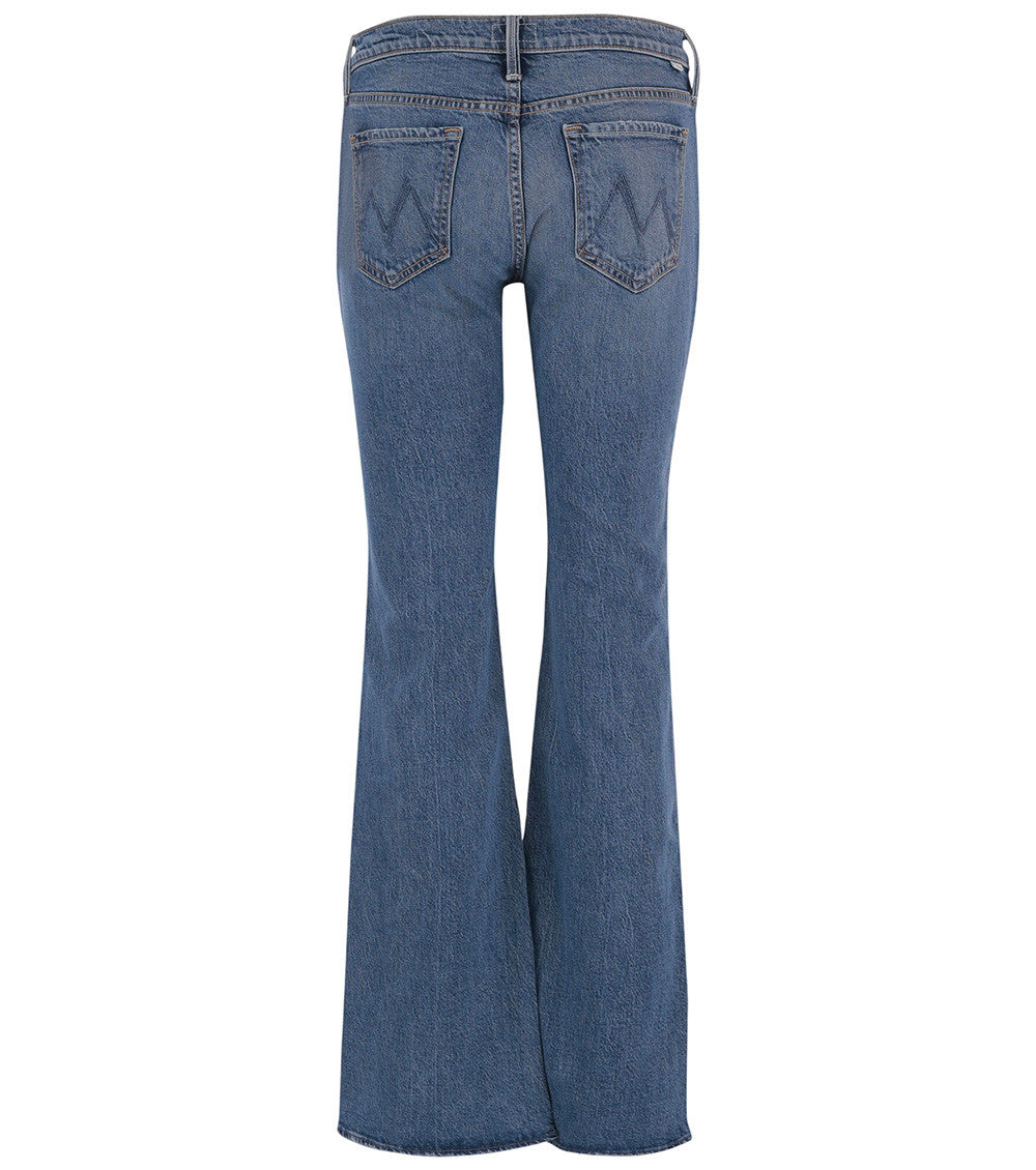 Blue Flared High Rise Jeans 2