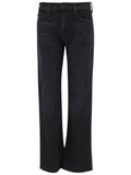 Black Bootcut Mid Rise Jeans 1