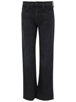 Black Bootcut Mid Rise Jeans 1