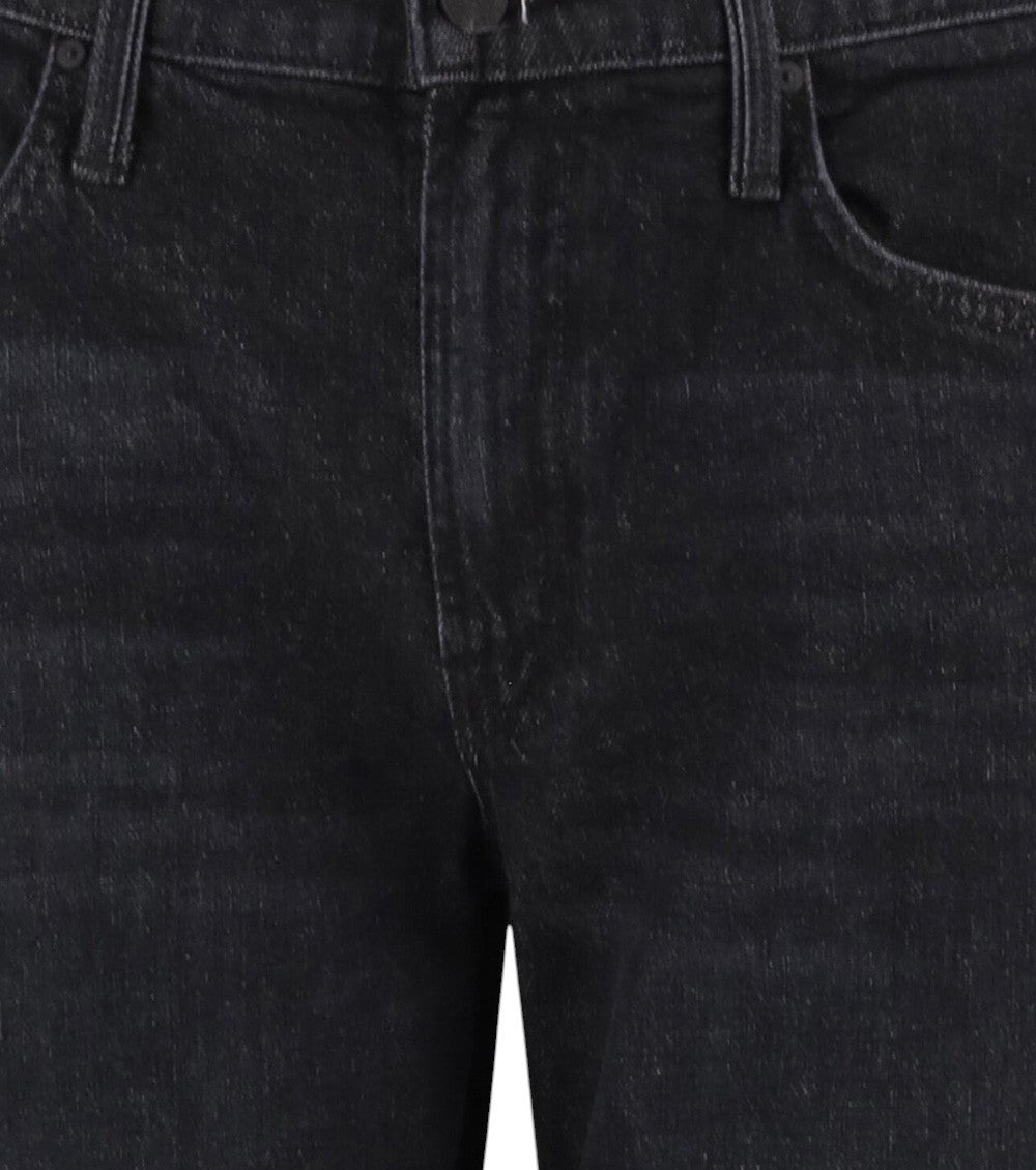 Black Bootcut Mid Rise Jeans 3