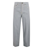 Off White Mid Rise Jeans 1