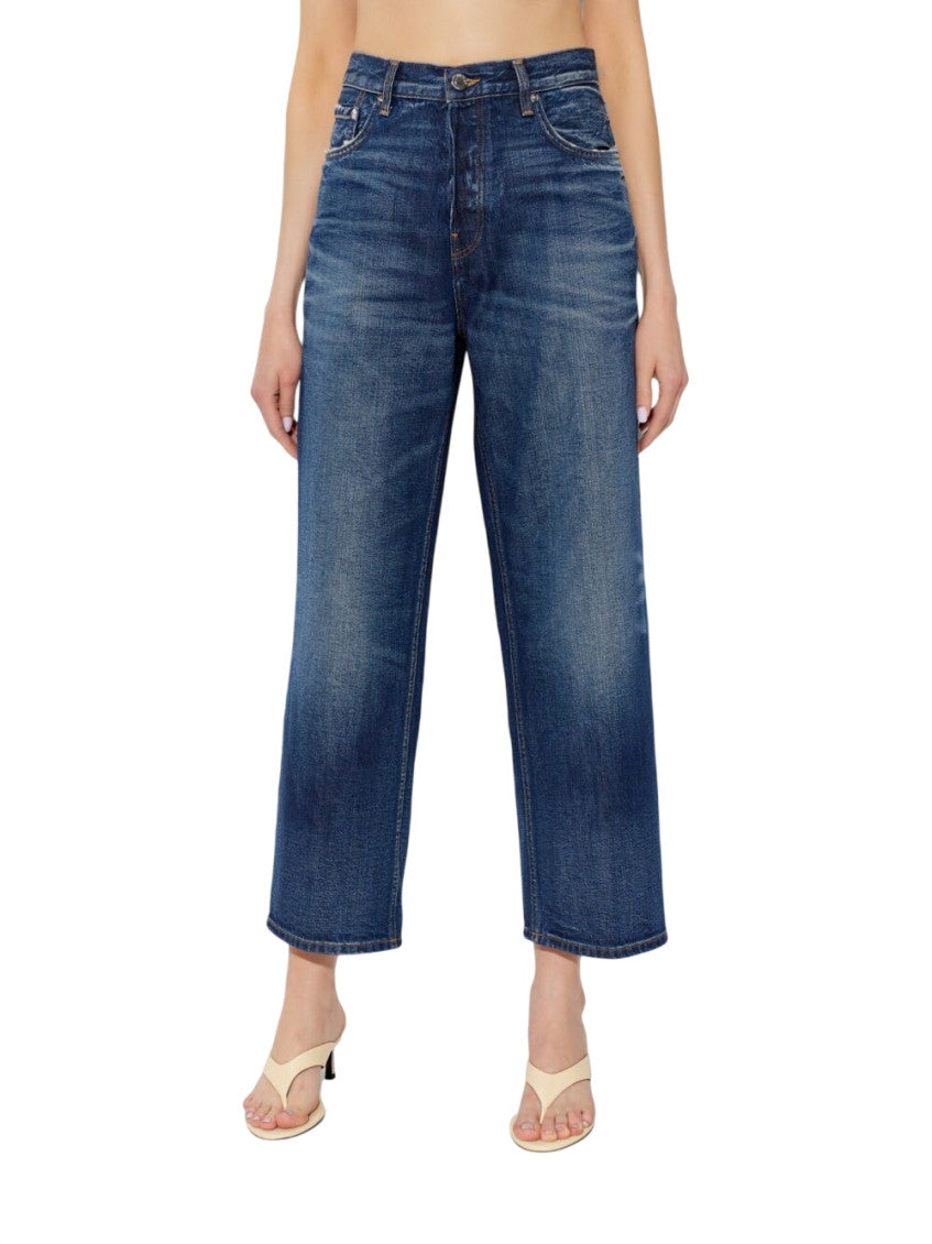 Navy Blue High Rise Jeans 3