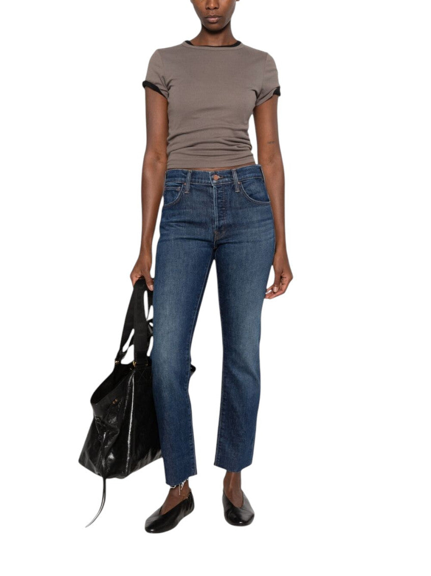Blue Mid Rise Jeans 1