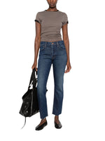 Blue Mid Rise Jeans 1
