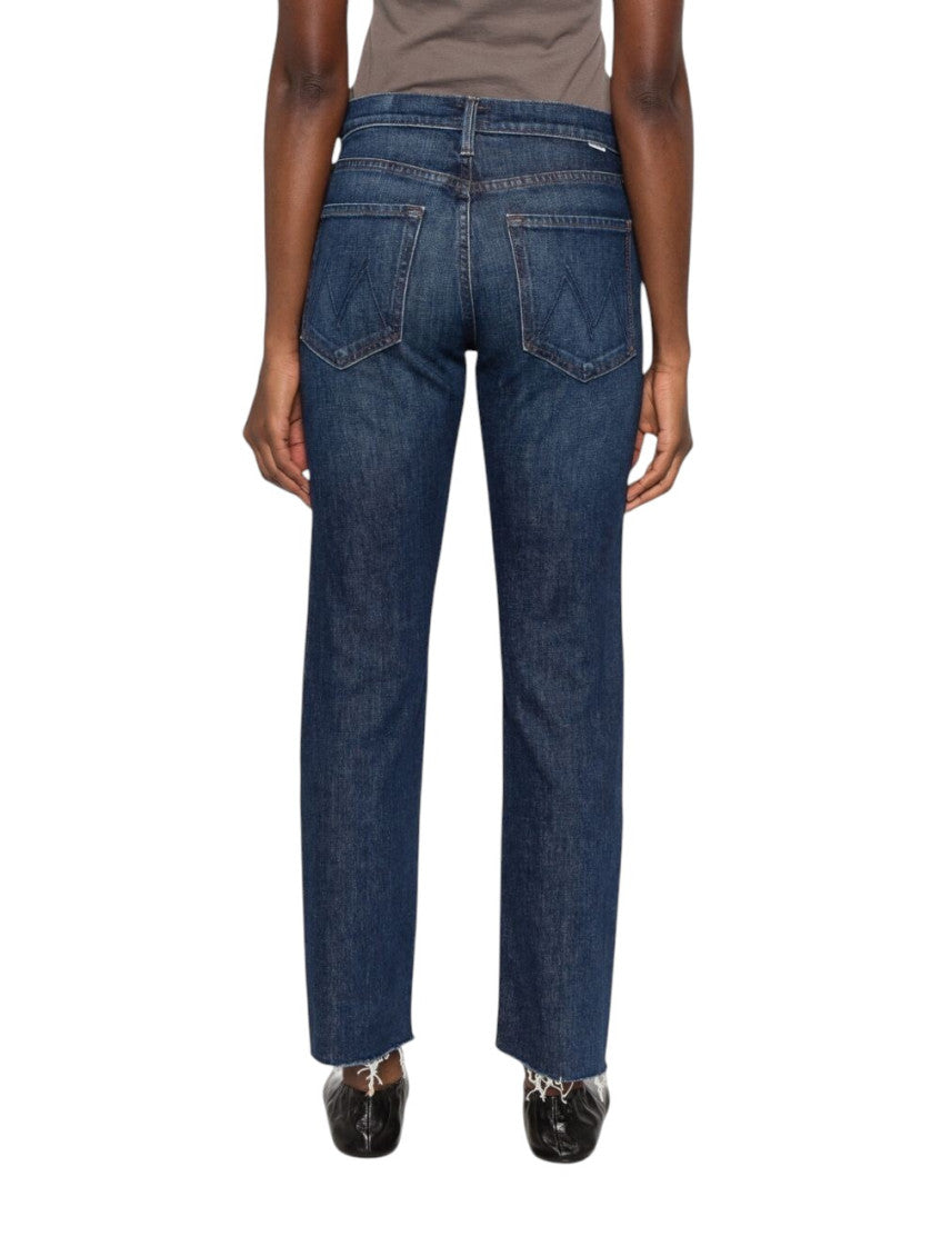 Blue Mid Rise Jeans 2