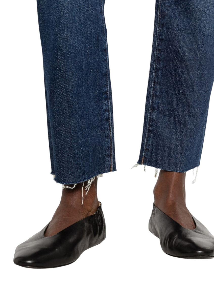 Blue Mid Rise Jeans 4