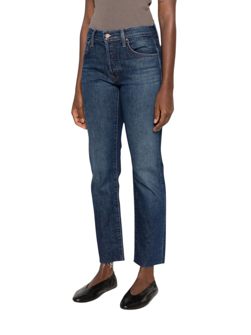 Blue Mid Rise Jeans 5