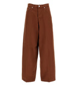 Dark Brown Flared High Rise Jeans 1