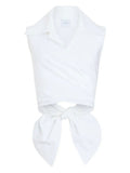White Shirt Collar Top 1