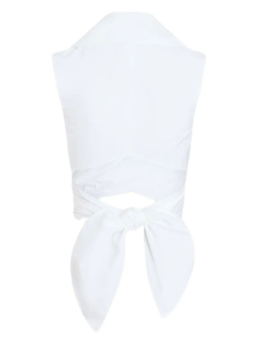 White Shirt Collar Top 2