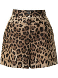 Brown Printed Shorts 1