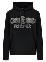 Black Medusa On Chain Hoodie 1