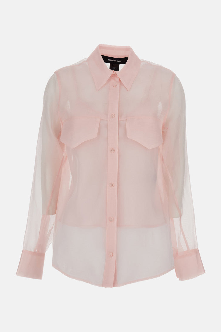 Light Pink Silk Shirt 1
