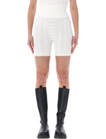 Off White Knitted Shorts 1