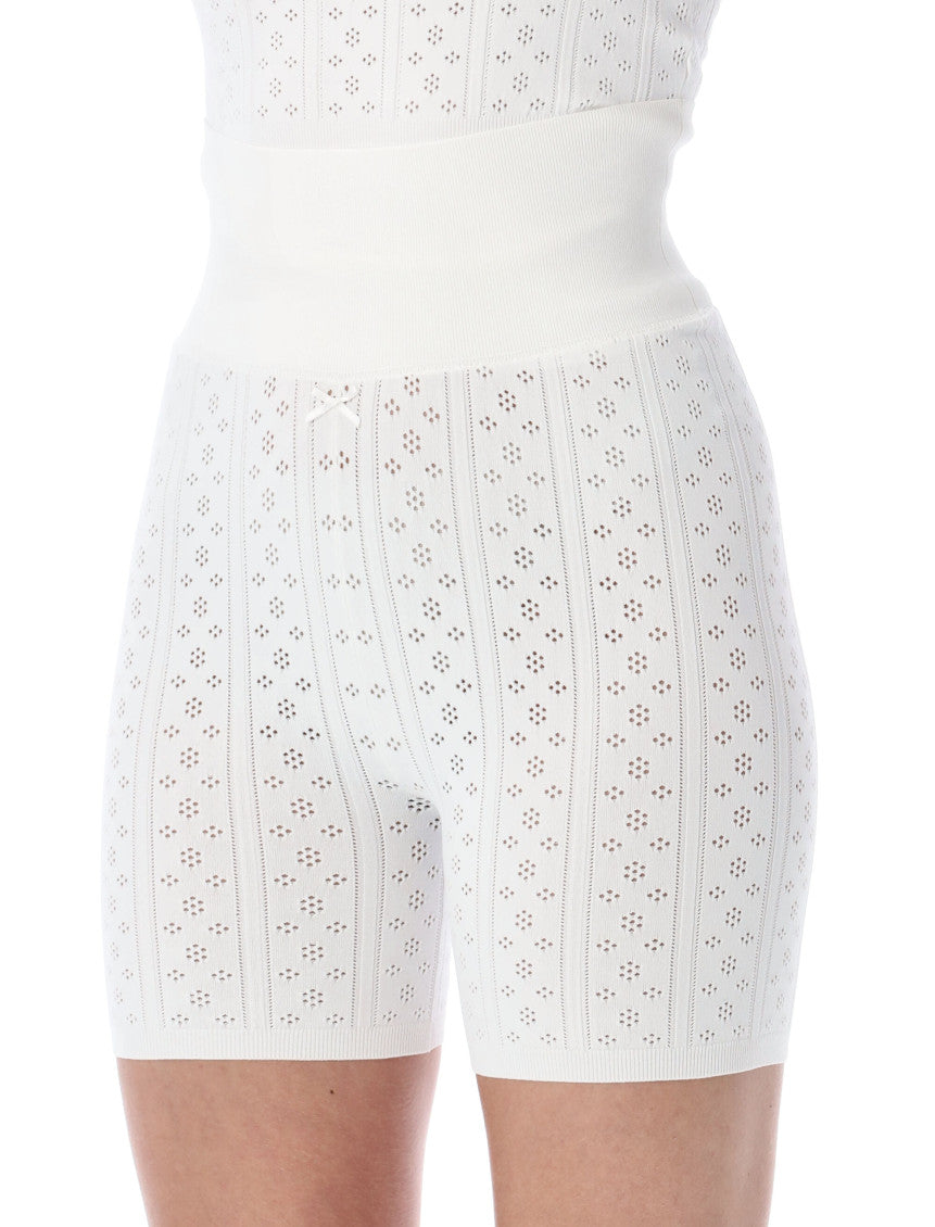 Off White Knitted Shorts 3
