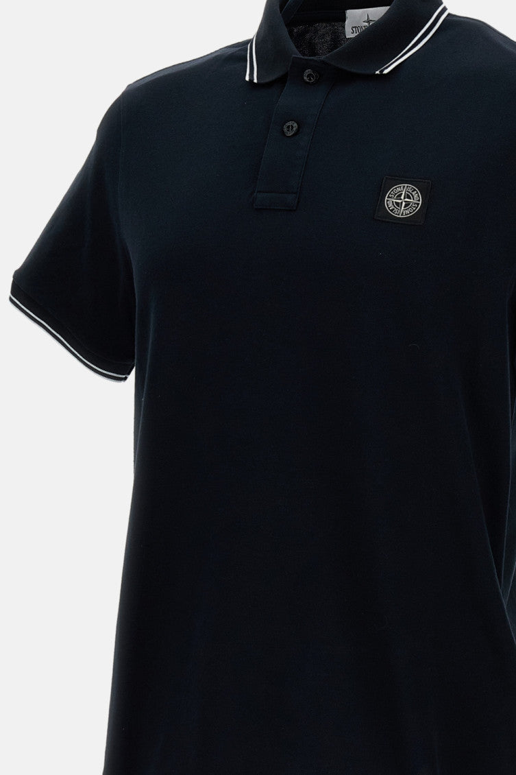 Navy Blue Logo Polo 3