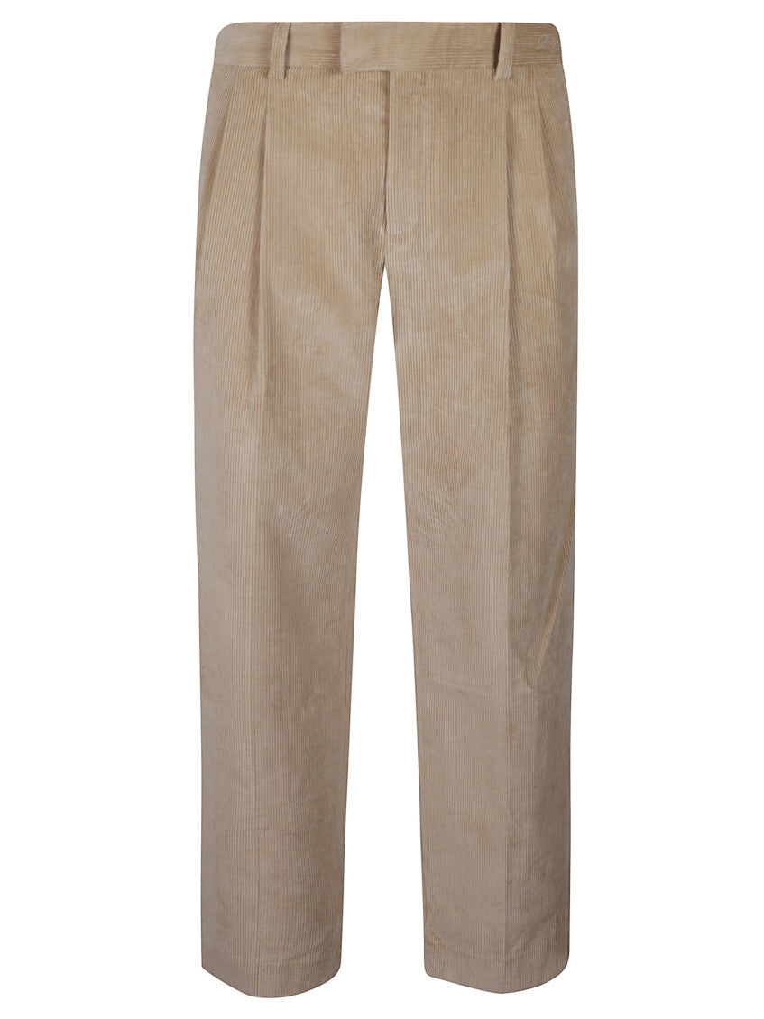 Beige Corduroy Trouser 1
