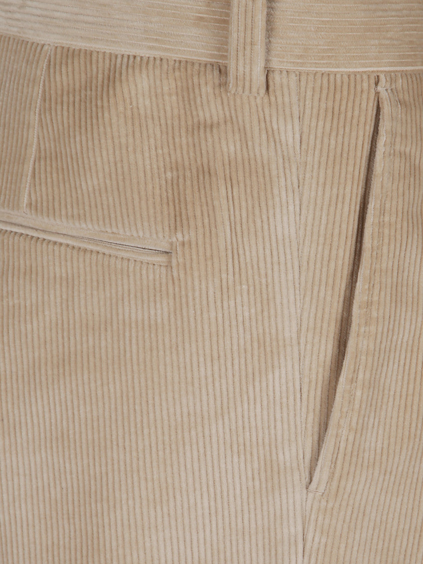 Beige Corduroy Trouser 3