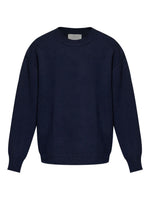 Navy Blue Crew-Neck Sweater 1