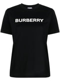 Black Logo cotton t-shirt 1