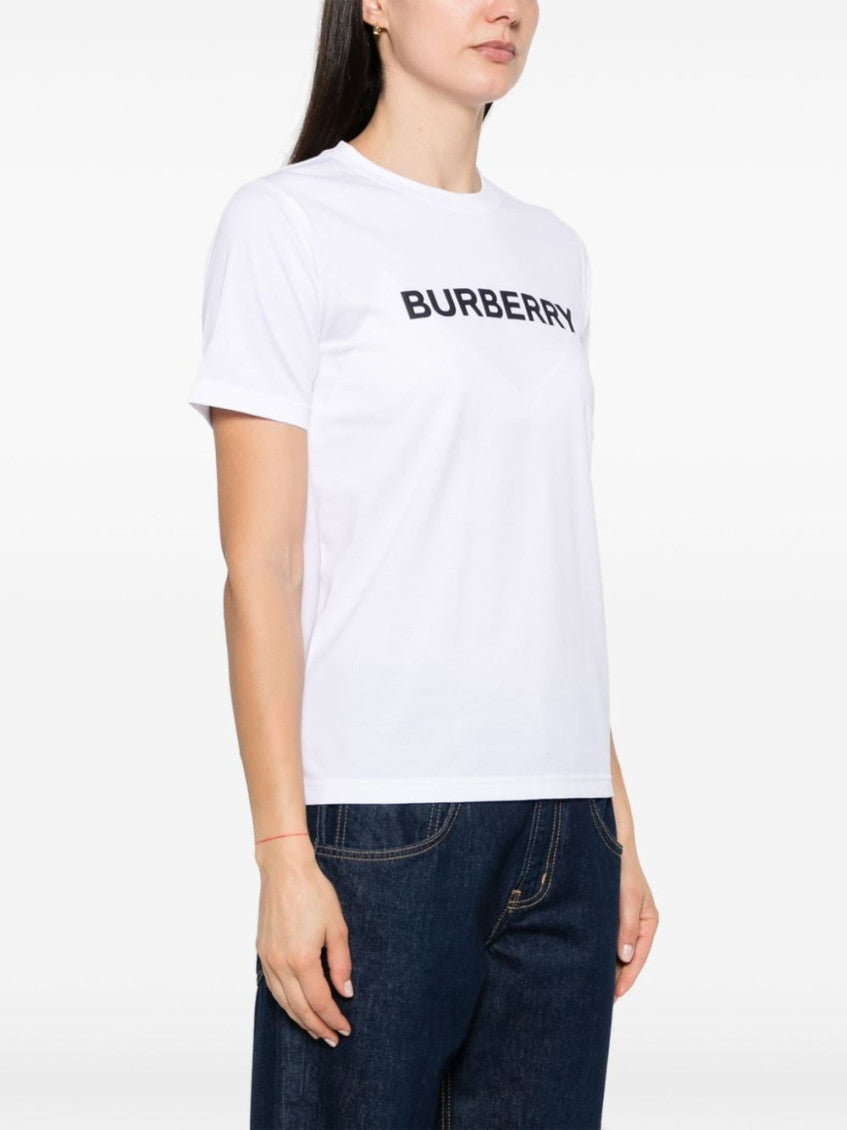 White Logo cotton t-shirt 2