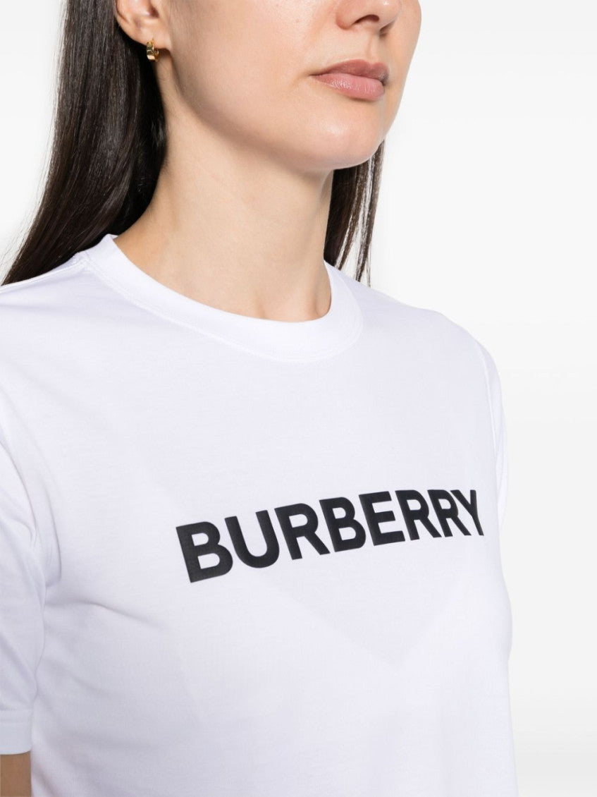 White Logo cotton t-shirt 3