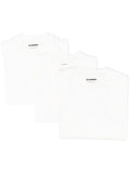 White Logo Pack Of 3 Organic Cotton T-shirt 1