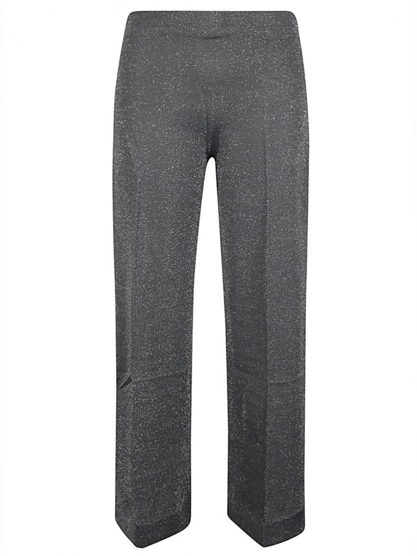 Grey Viscose wide leg trousers 2