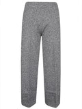 Grey Viscose Wide Leg Trousers 1