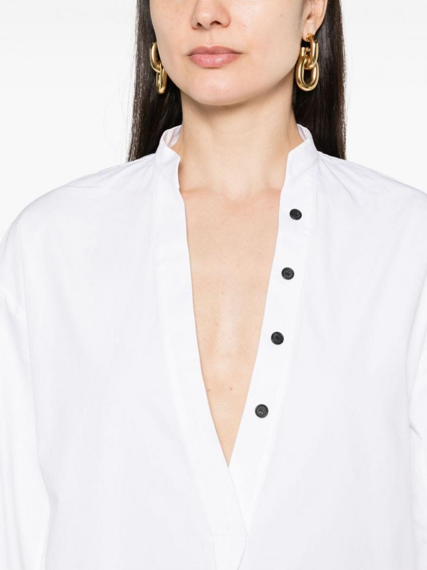 White Brom Cotton Tunic Dress 3