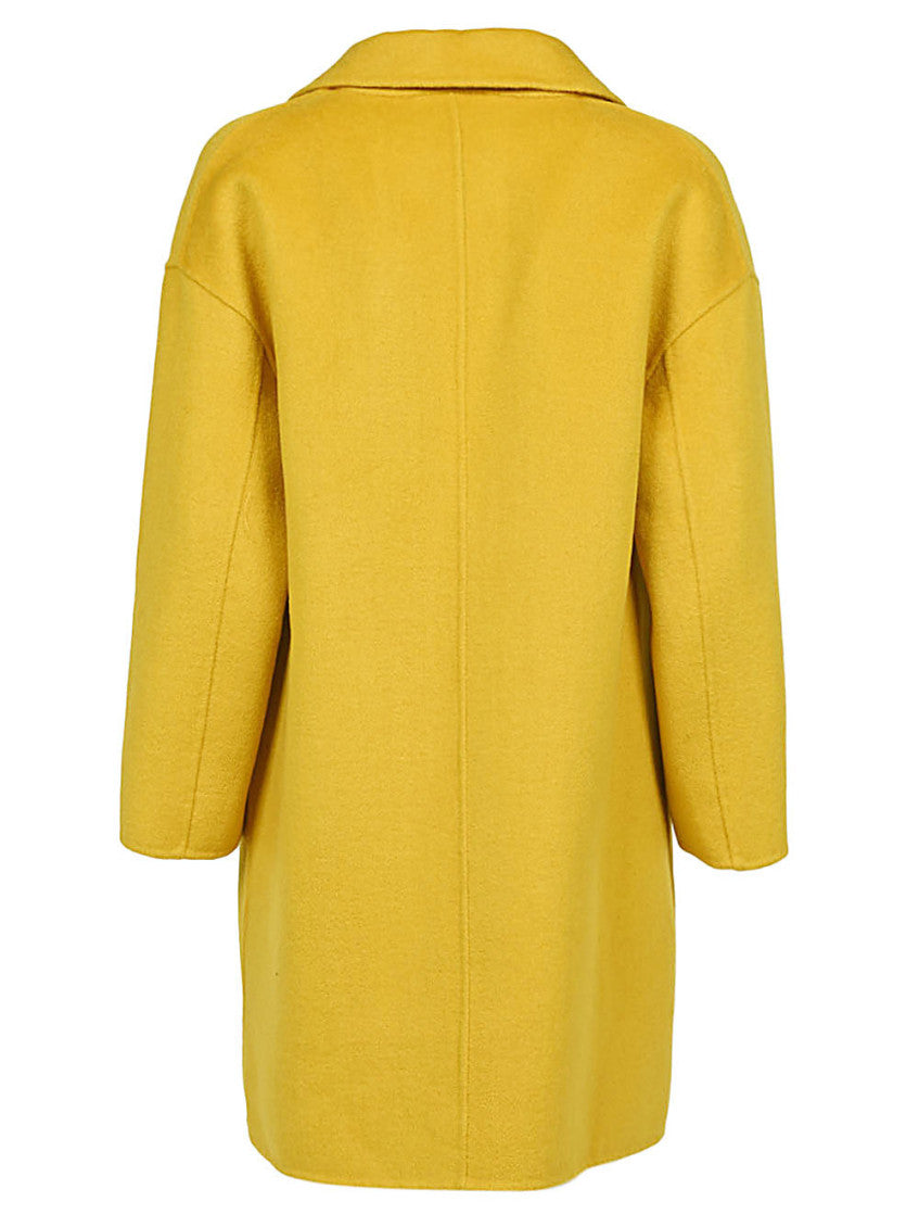 Yellow Single-breasted Coat 2