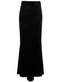 Black Mermaid maxi skirt 1