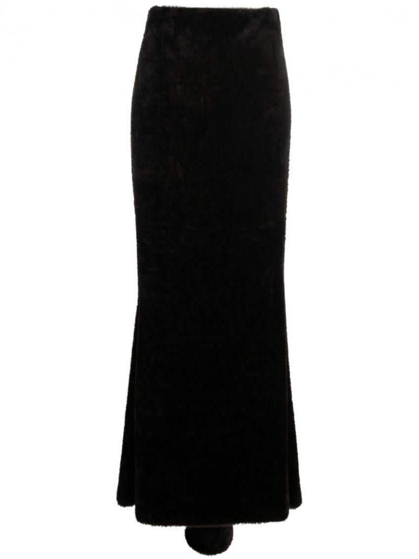 Black Mermaid maxi skirt 2