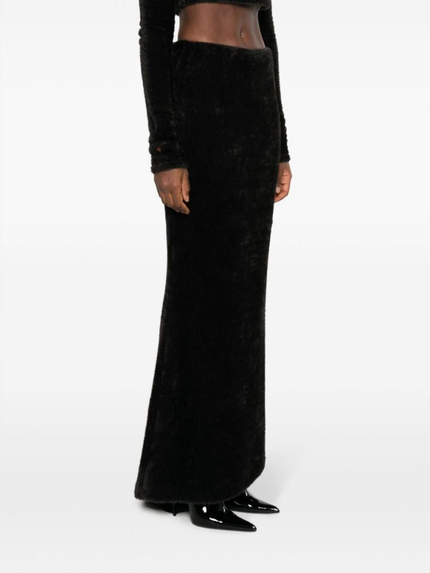 Black Mermaid maxi skirt 3
