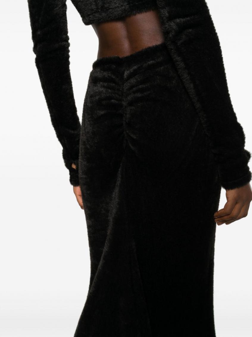 Black Mermaid maxi skirt 4