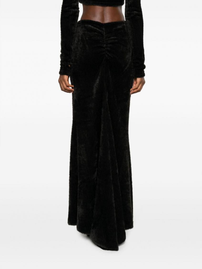 Black Mermaid maxi skirt 5