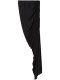 Black Side Slit Long Skirt 1