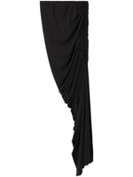 Black Side Slit Long Skirt 1