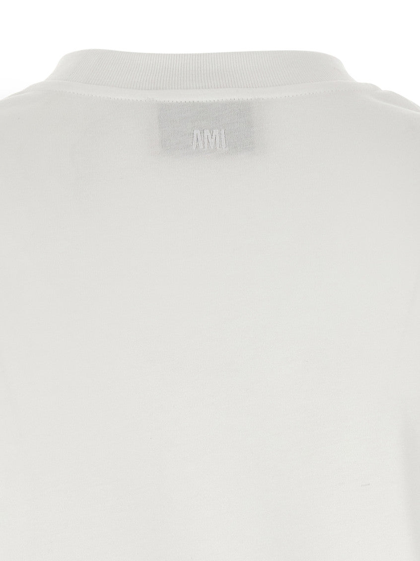 White Crew Neck T-Shirt 4